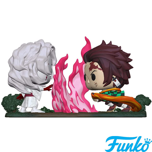 Funko POP #1034 Moment Demon Slayer Tanjiro vs Rui Figure, Razors Edge Collectibles